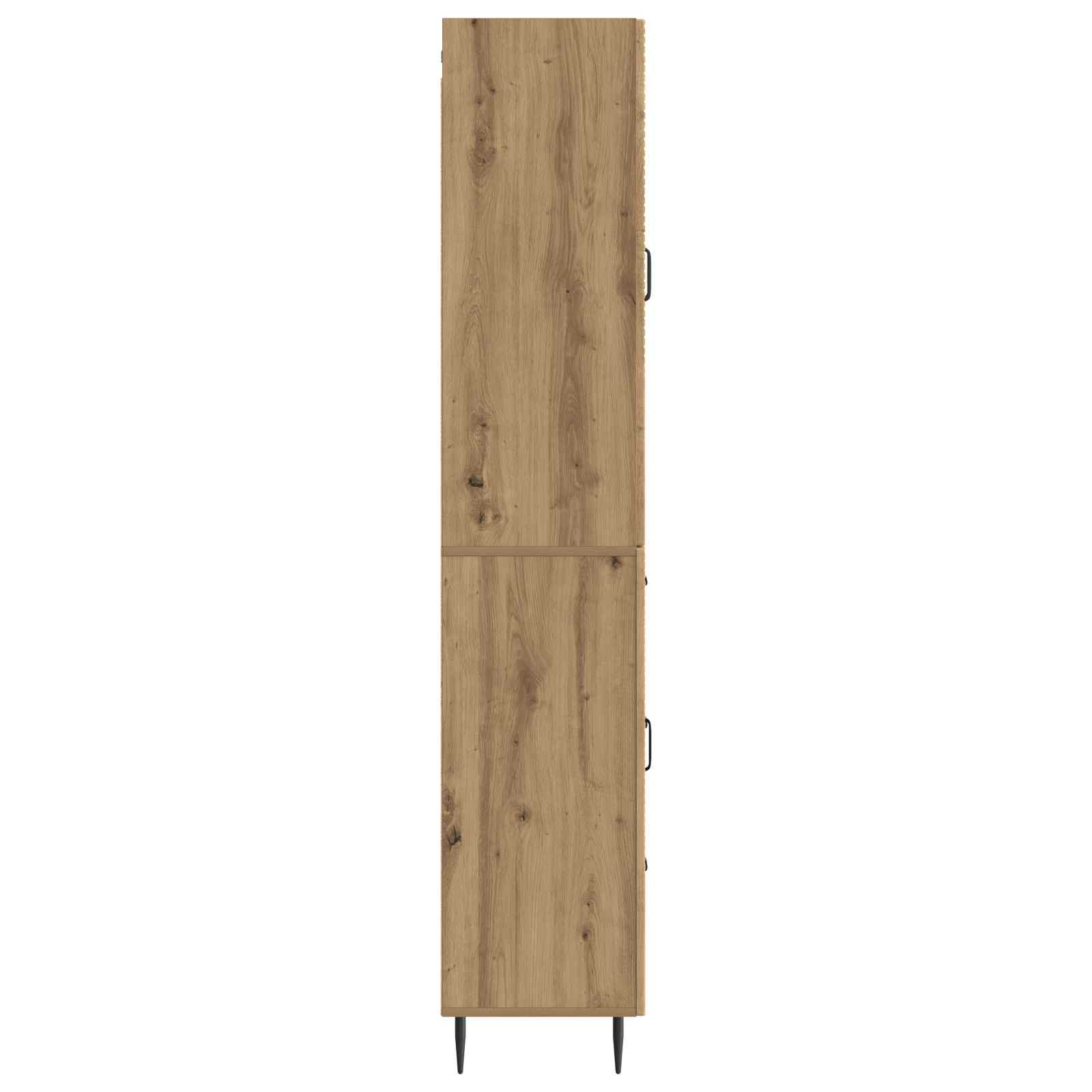 Schrankset 2 stk. Artisan-Eiche Holzwerkstoff