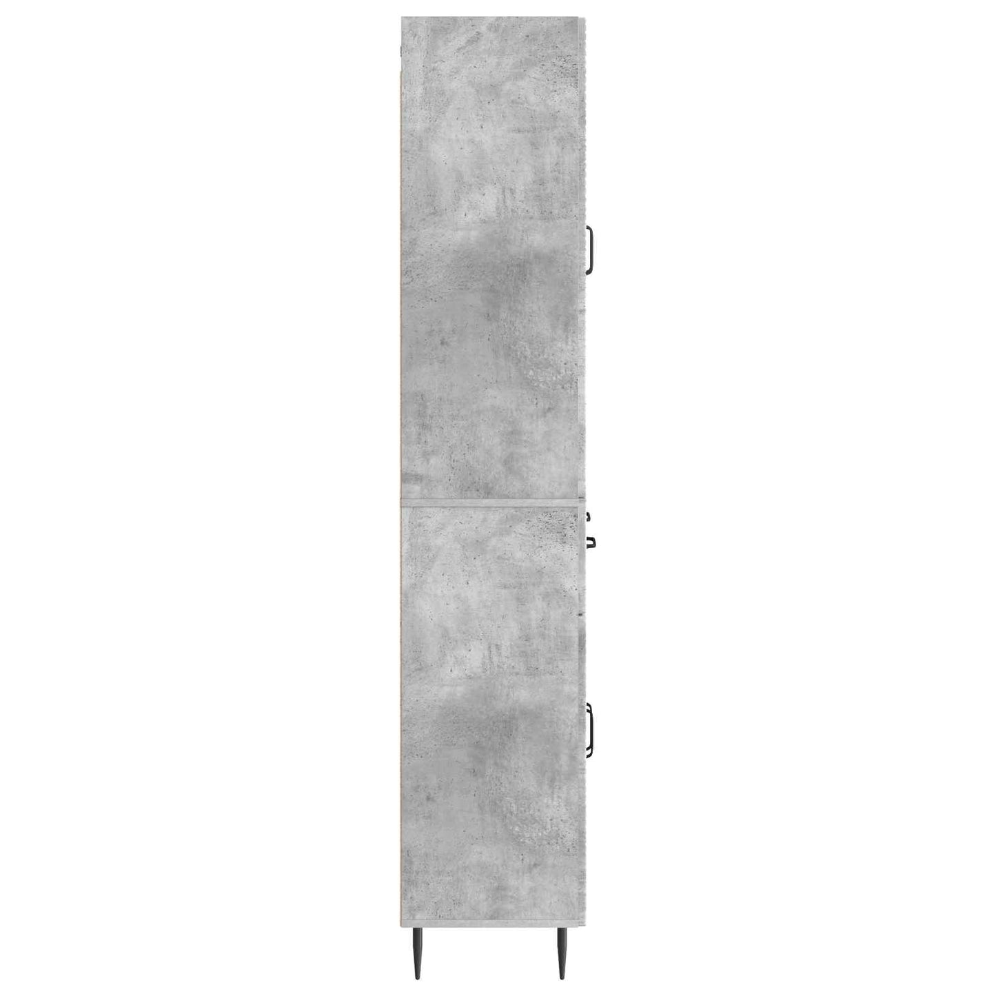 Schrankset 2 pcs Betongrau 66 x 34,5 x 89,5 cm Holzwerkstoff