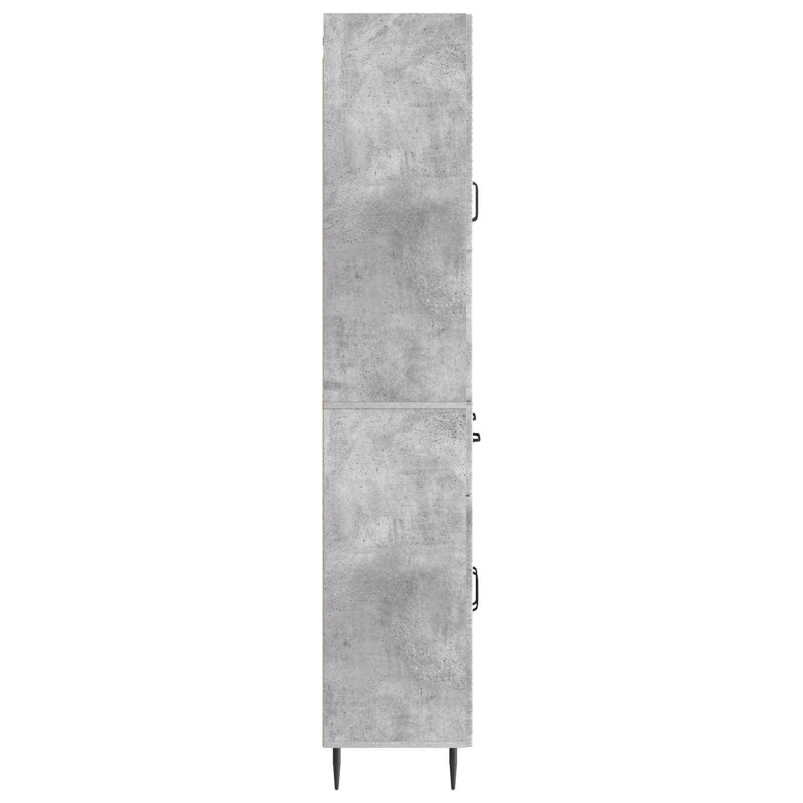 Schrankset 2 pcs Betongrau 66 x 34,5 x 89,5 cm Holzwerkstoff