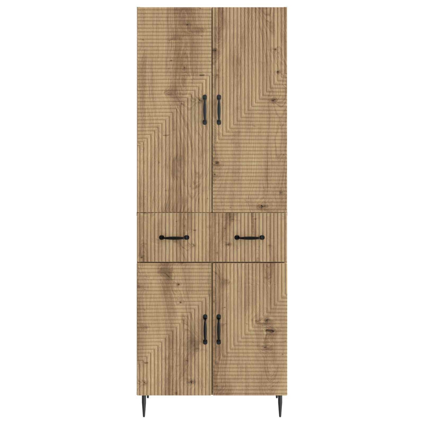 Schrankset 2 Stk. Artisan-Eiche Holzwerkstoff