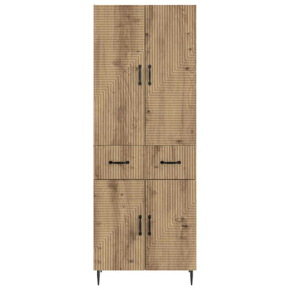 Schrankset 2 stk. Artisan-Eiche Holzwerkstoff