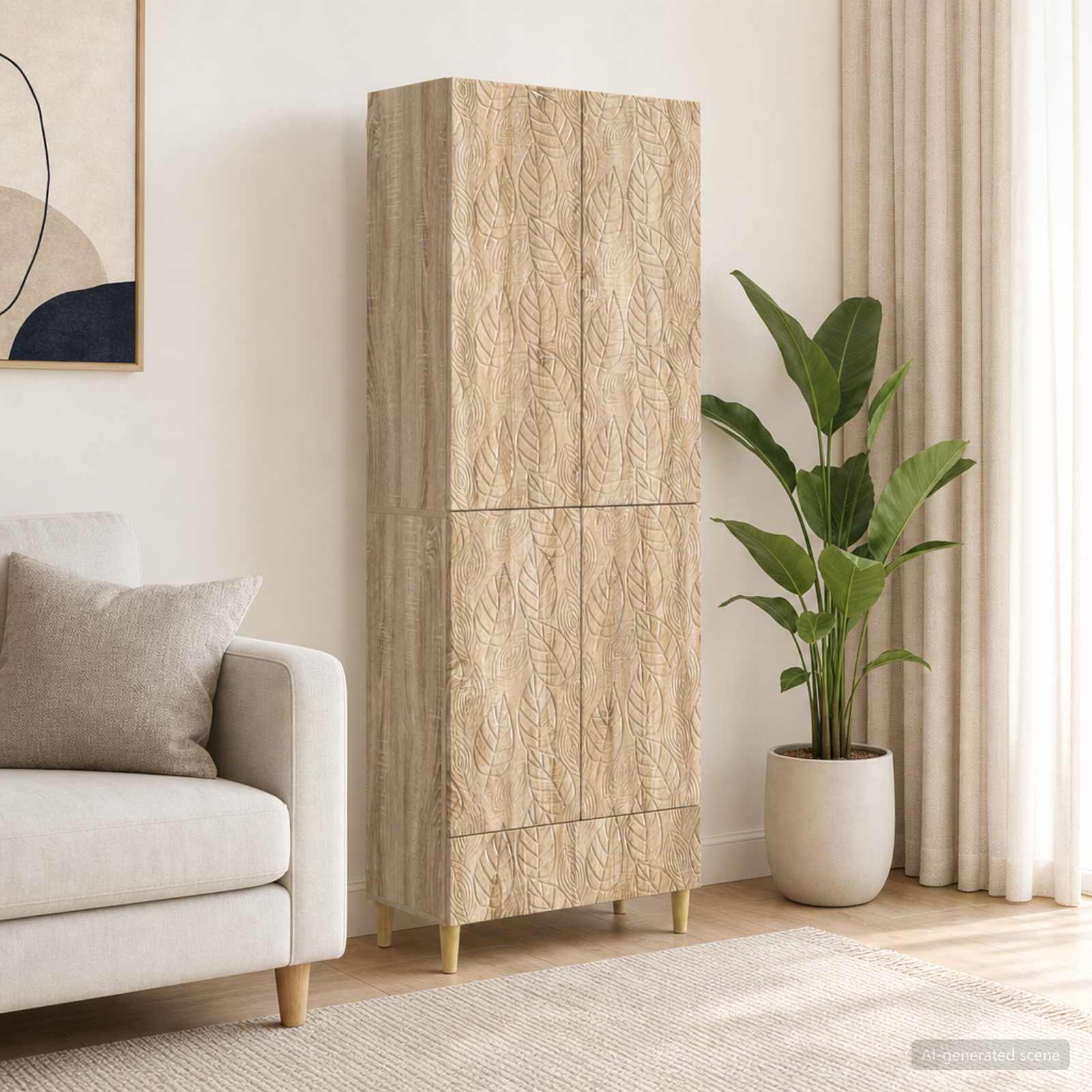 Schrankset 2 pcs Sonoma-Eiche Holzwerkstoff