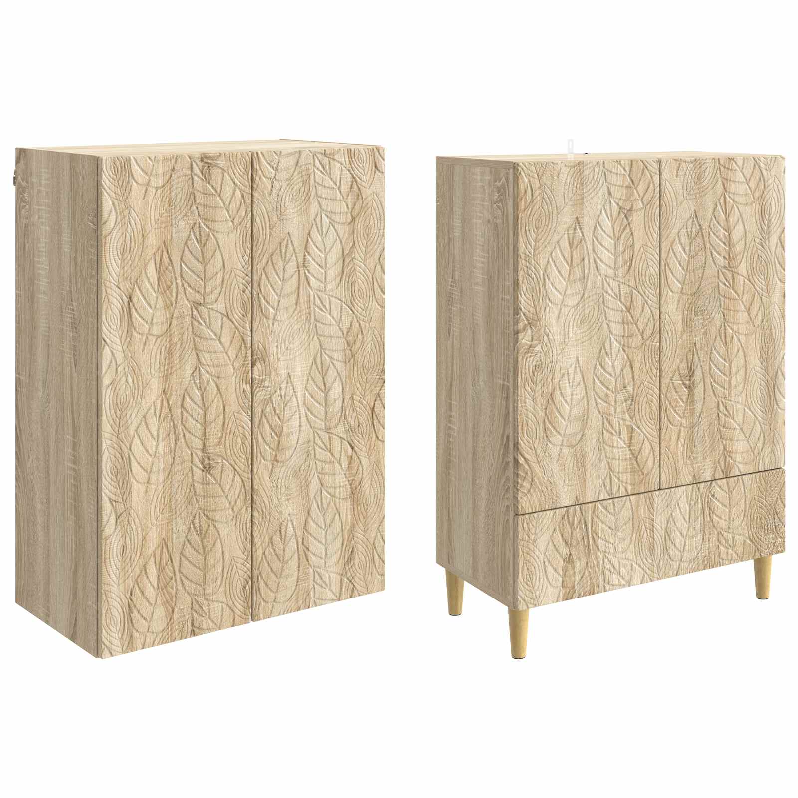 Schrankset 2 pcs Sonoma-Eiche Holzwerkstoff