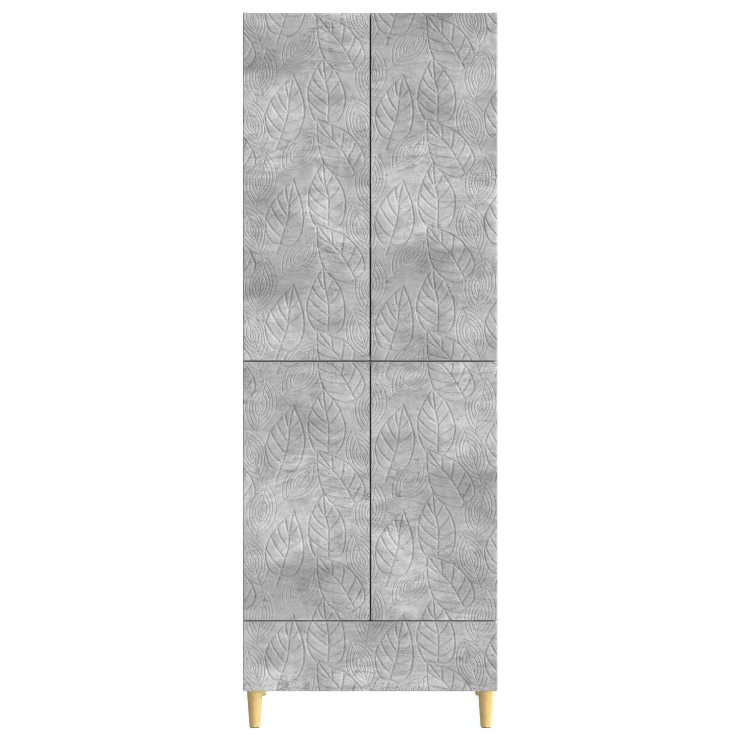 Schrankset 2 pcs Betongrau Holzwerkstoff