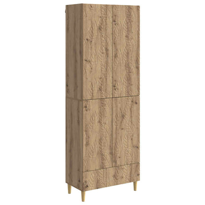 Schrankset 2 stk. Artisan-Eiche Holzwerkstoff