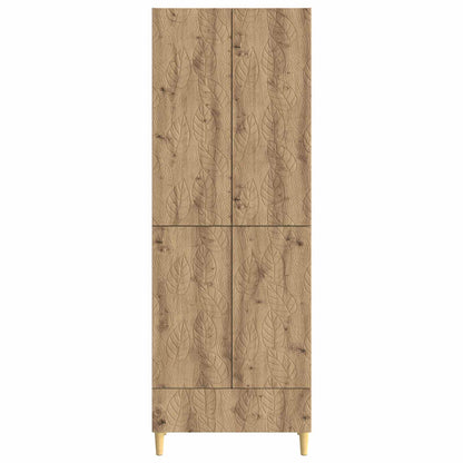 Schrankset 2 stk. Artisan-Eiche Holzwerkstoff