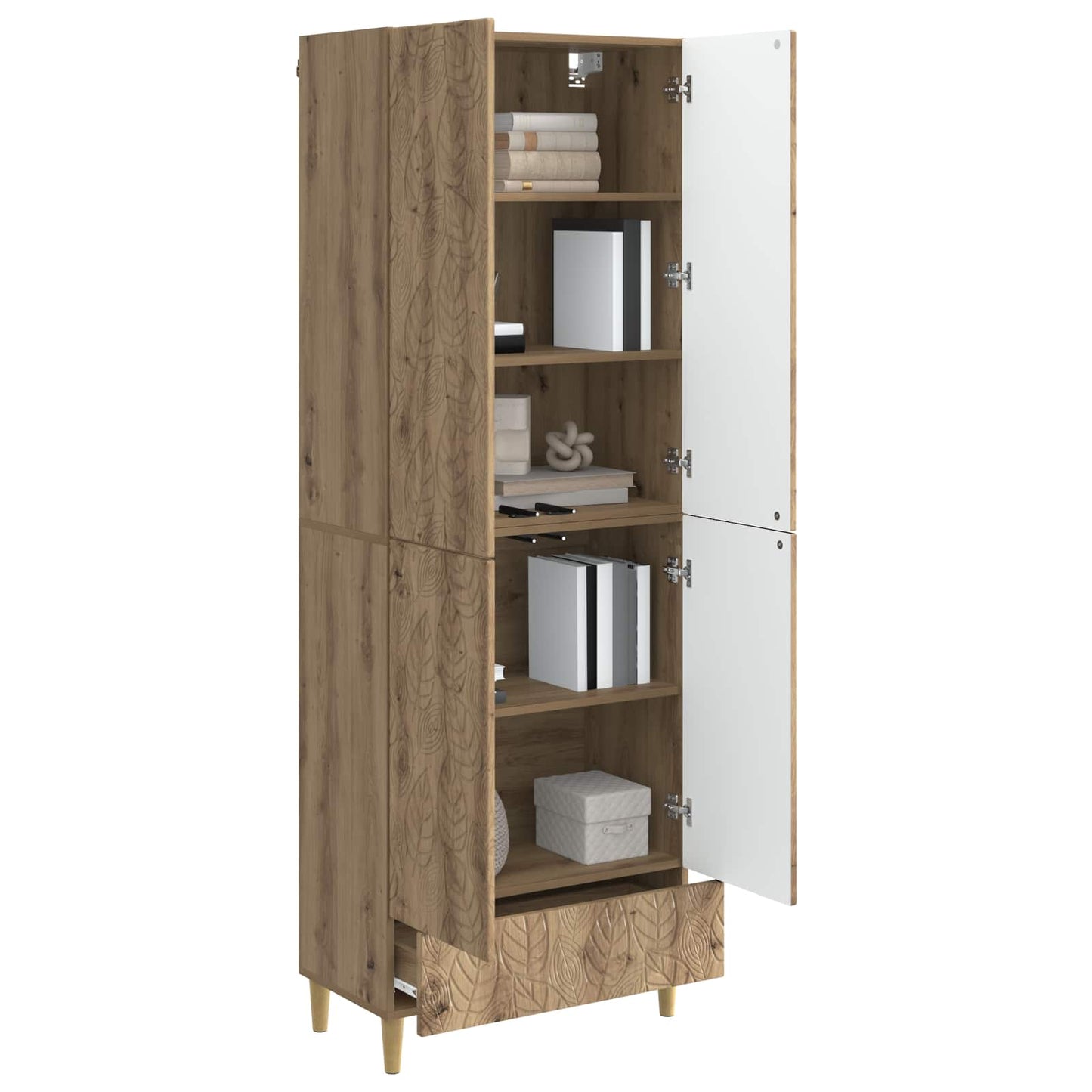Schrankset 2 Stk. Artisan-Eiche Holzwerkstoff