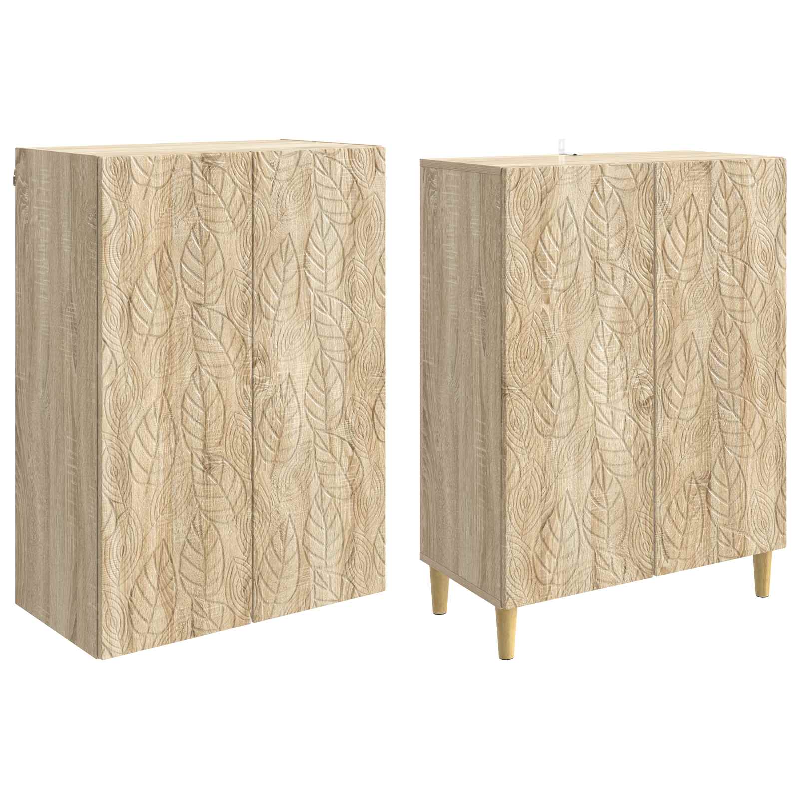 Schrankset 2 pcs Sonoma-Eiche Holzwerkstoff