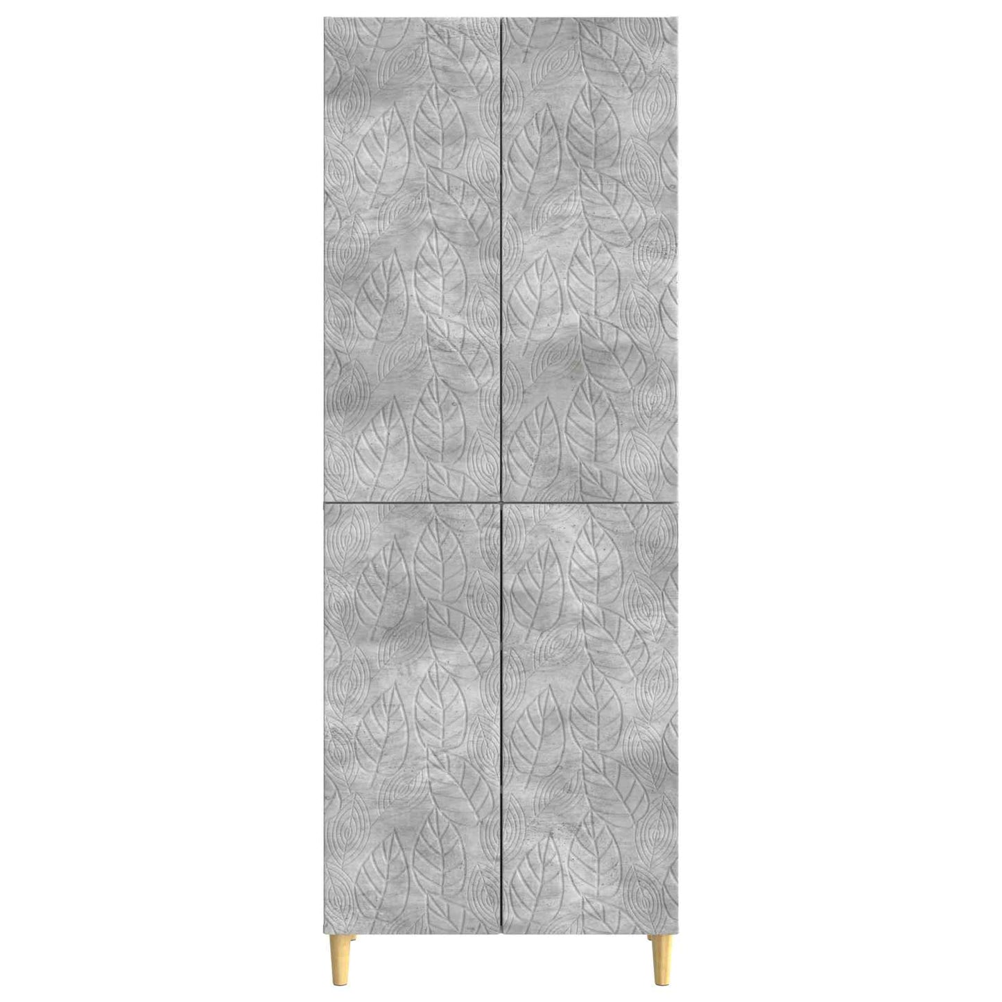 Schrankset 2 pcs Betongrau Holzwerkstoff