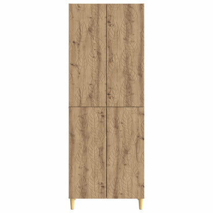 Schrankset 2 stk. Artisan-Eiche Holzwerkstoff