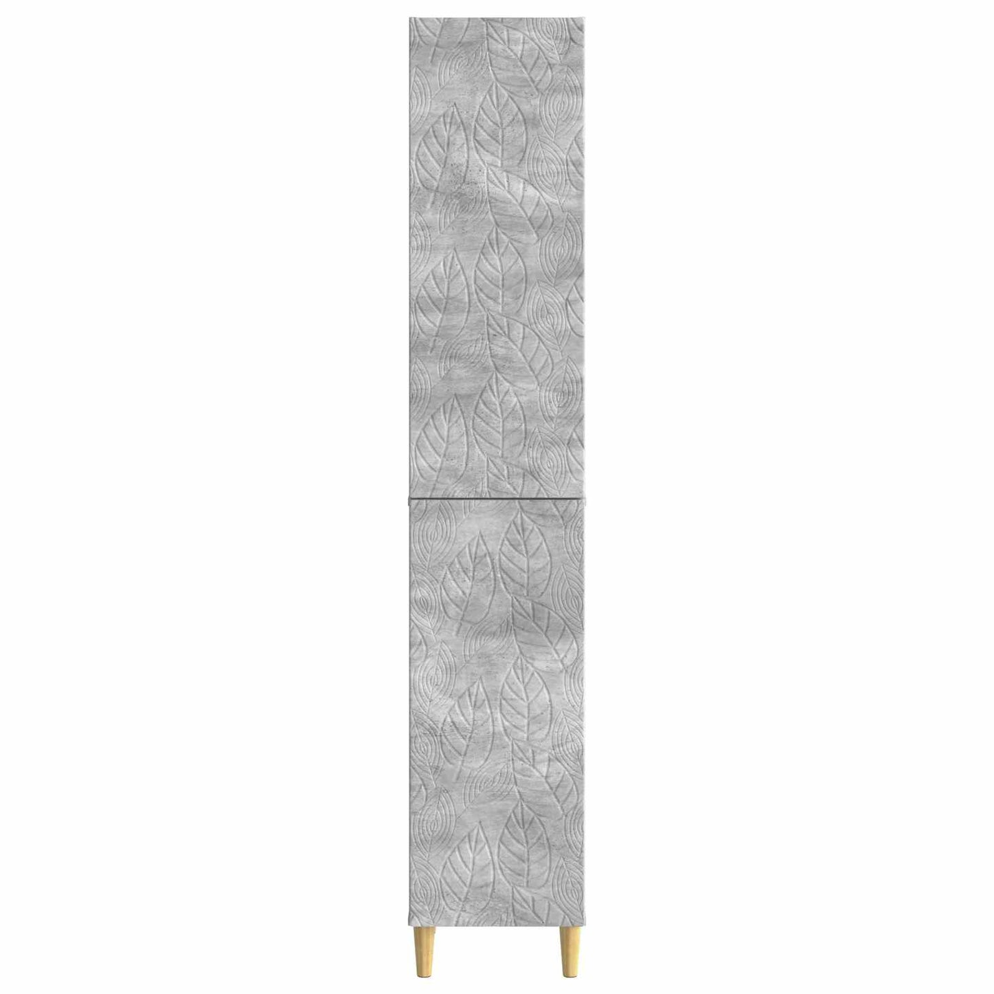 Schrankset 2 pcs Betongrau Holzwerkstoff
