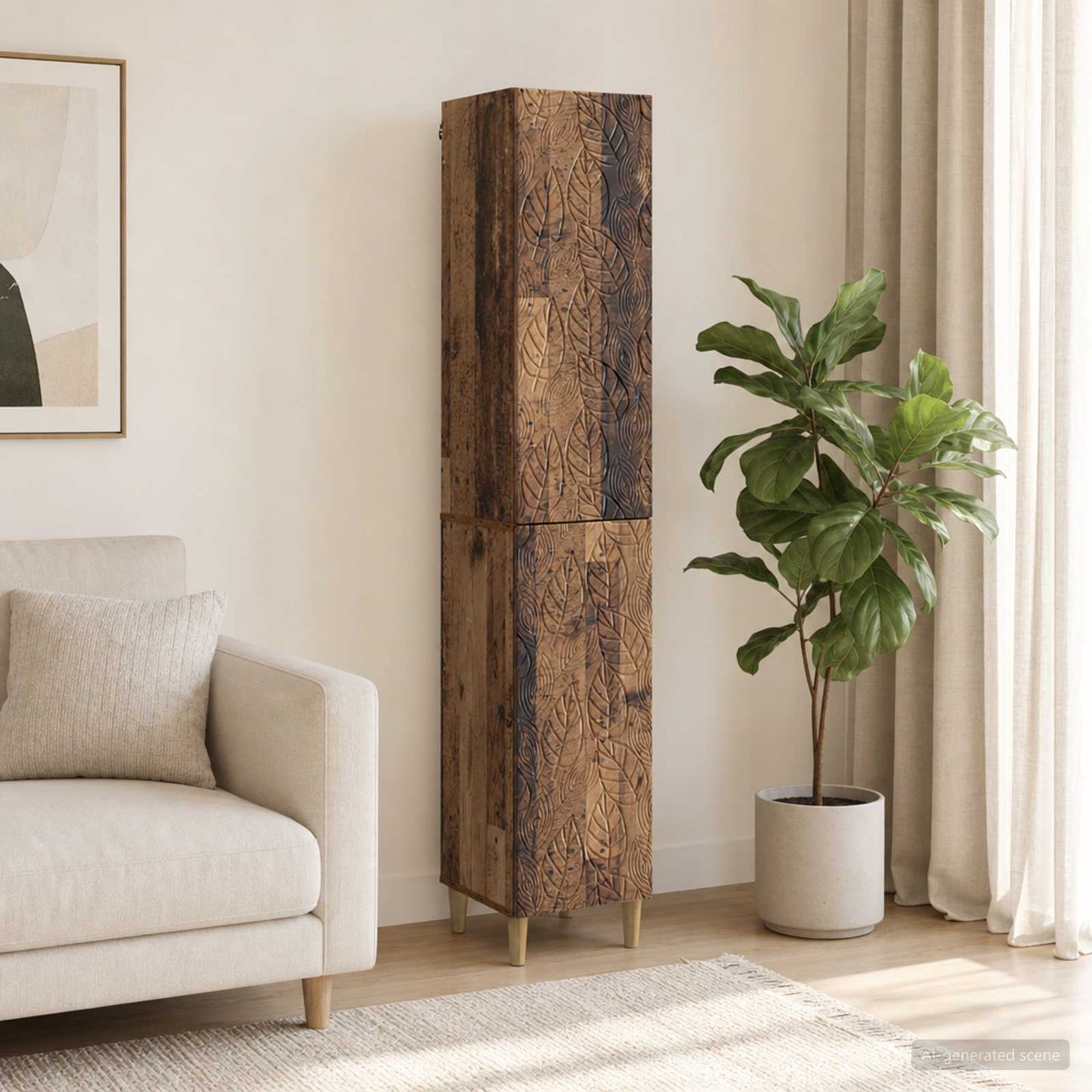 Schrankset 2 pcs Holzwerkstoff