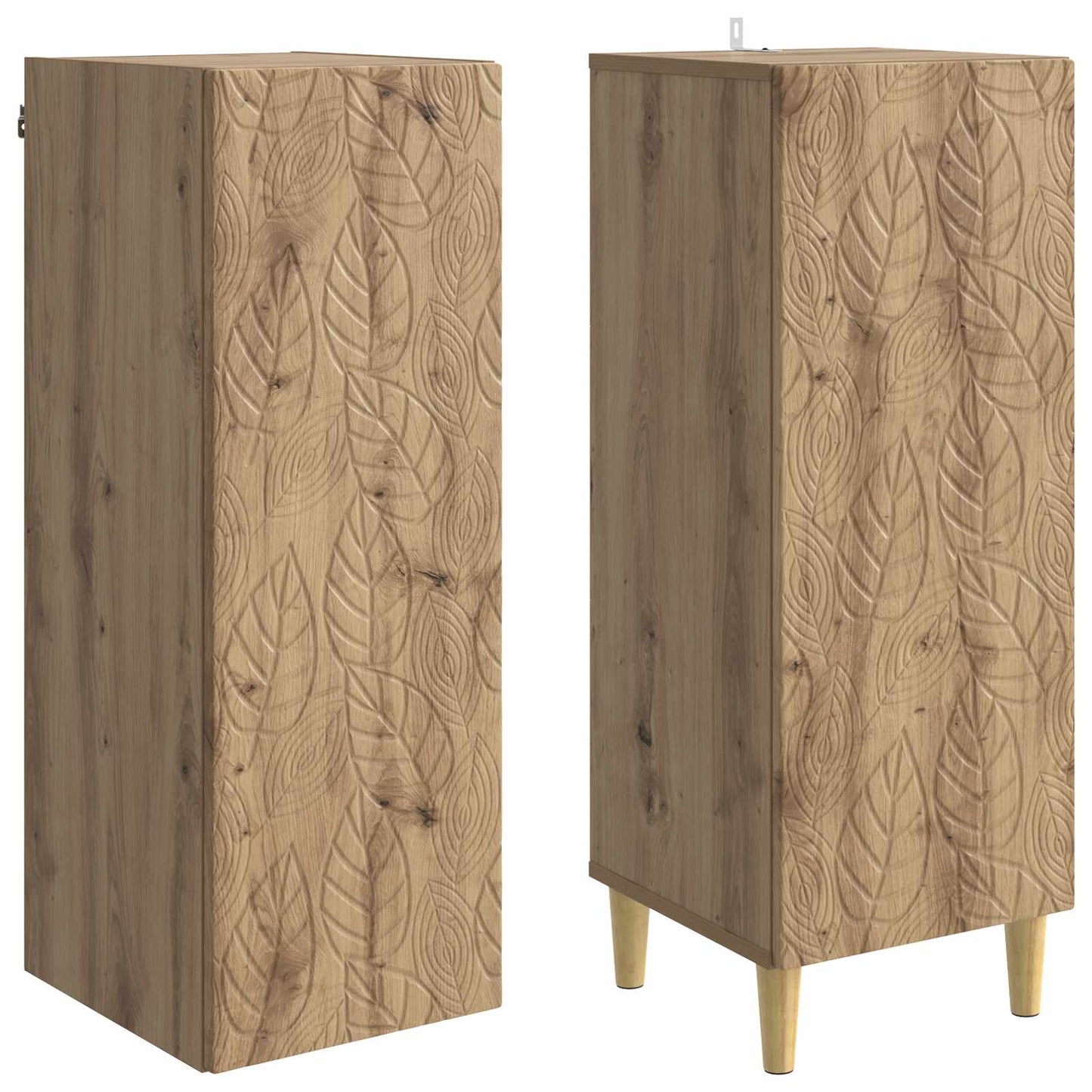 Schrankset 2 Stk. Artisan-Eiche Holzwerkstoff