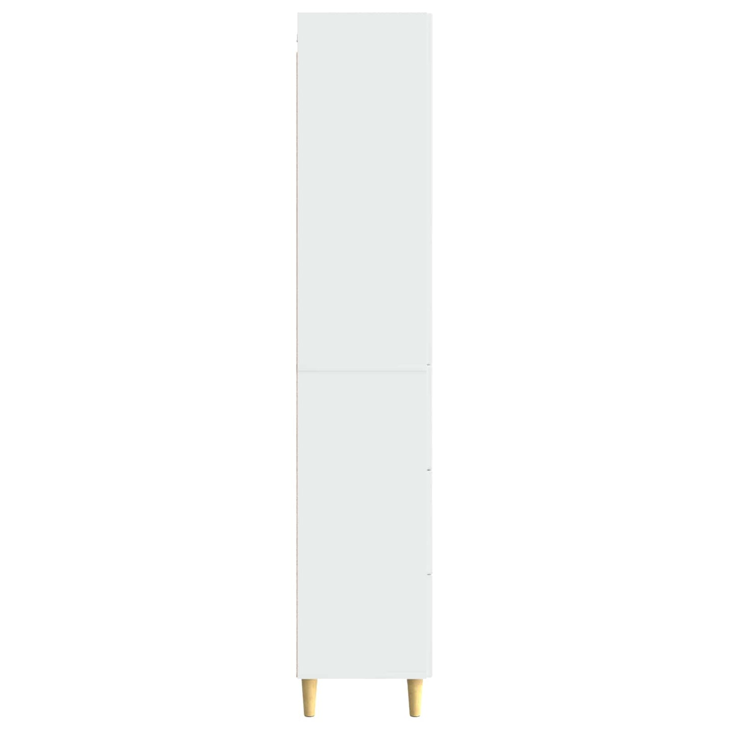 Schrankset 2 pcs Hochglanz Weiß 66 x 34,5 x 90 cm Holzwerkstoff