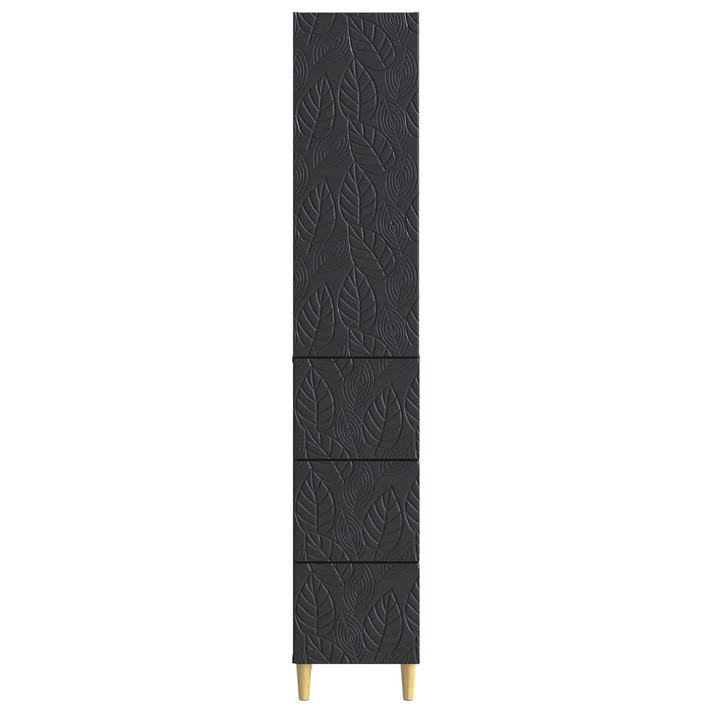 Schrankset 2 stk. 33 x 34,5 x 90 cm Holzwerkstoff Schwarz