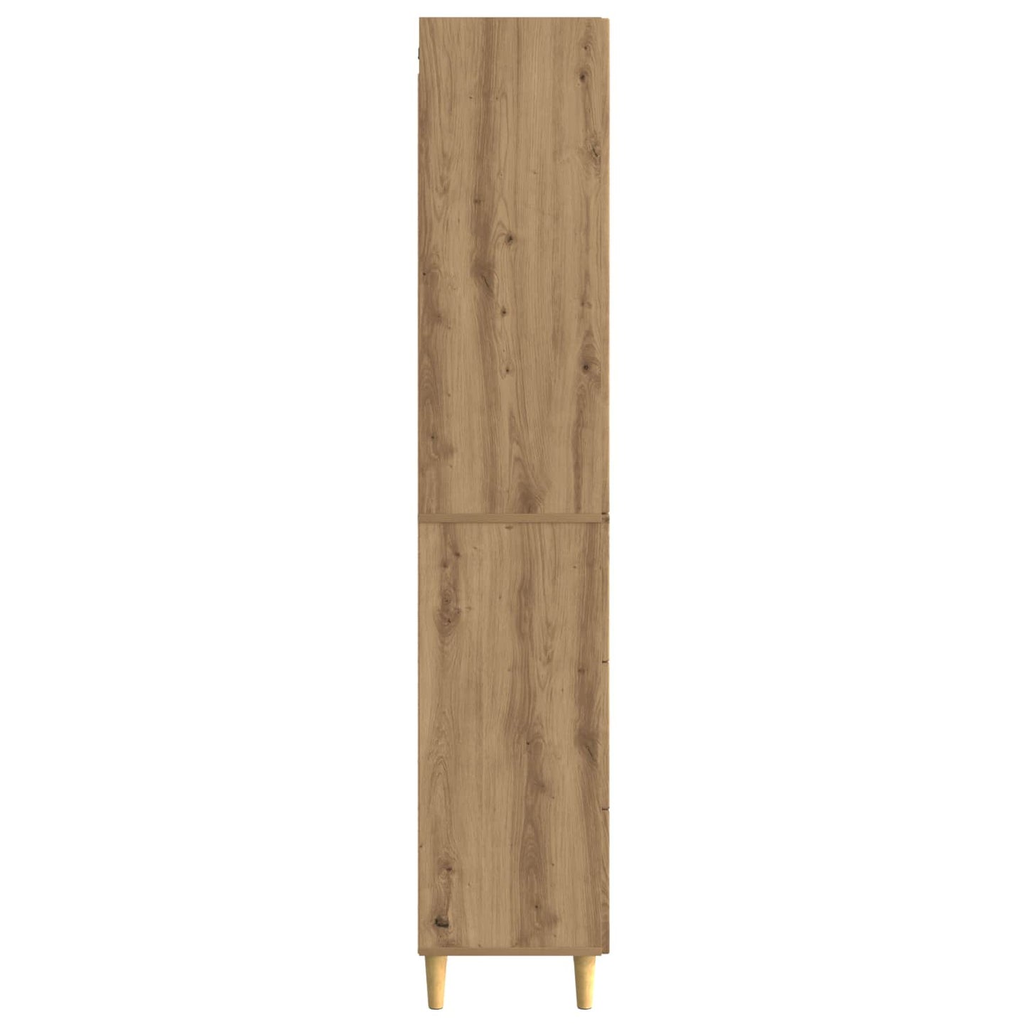 Schrankset 2 stk. 33 x 34,5 x 90 cm Holzwerkstoff Artisan-Eiche