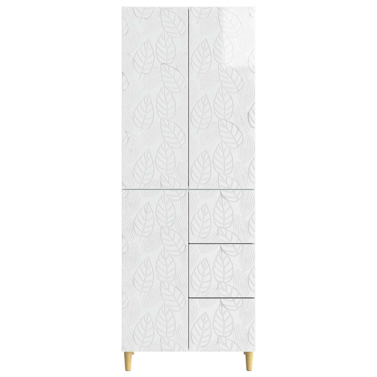 2 pcs Hochglanz Weiß