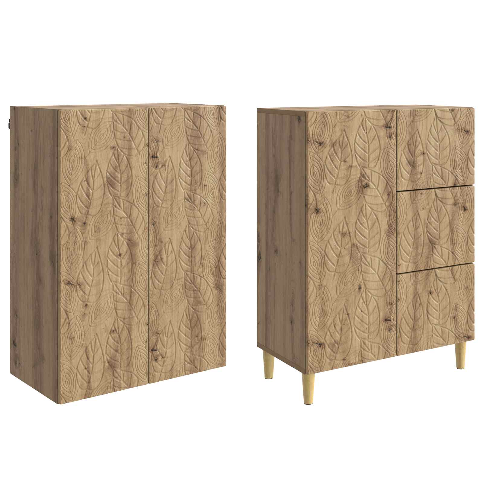 2 stk. Artisan-Eiche