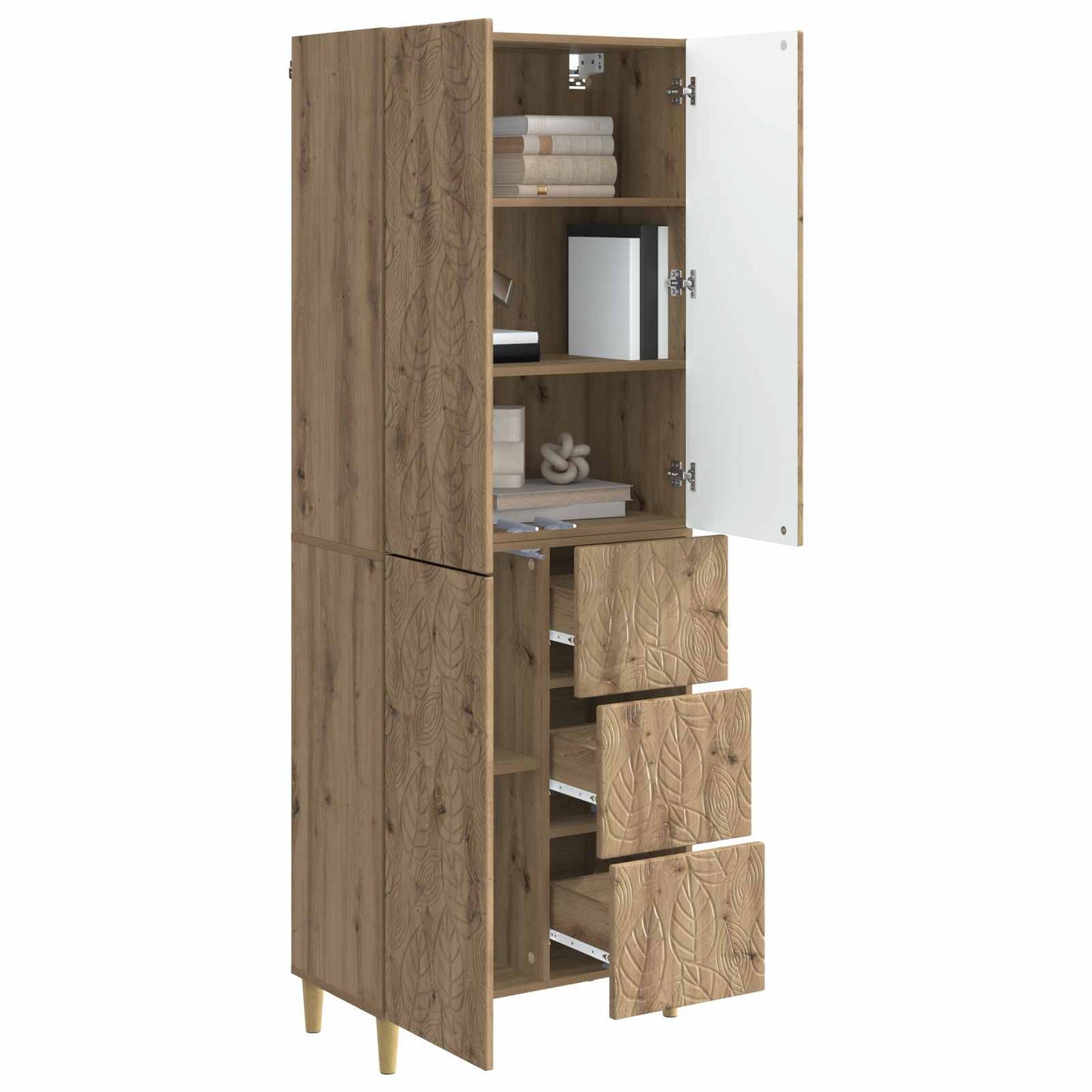 2 stk. Artisan-Eiche