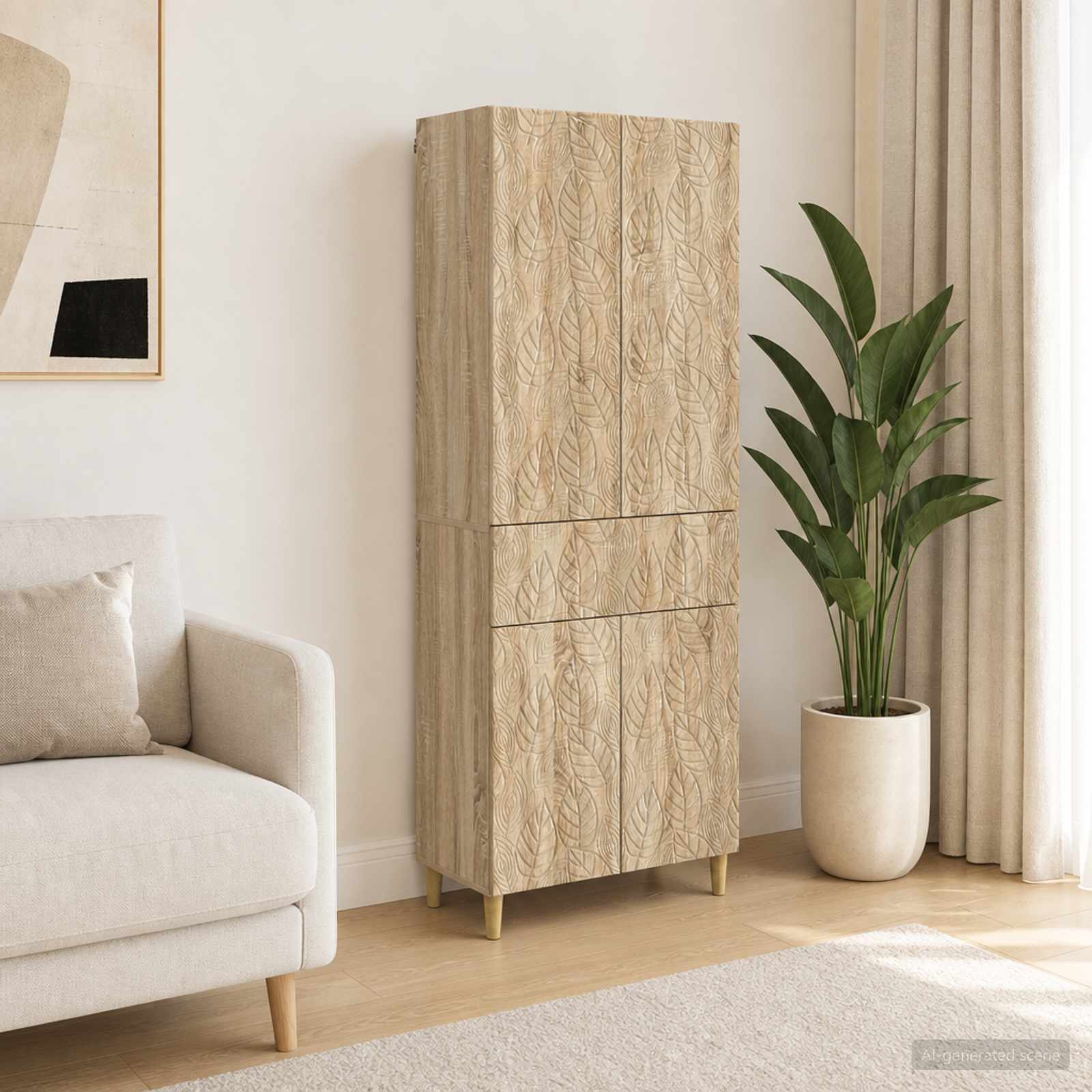 Schrankset 2 pcs Holzwerkstoff