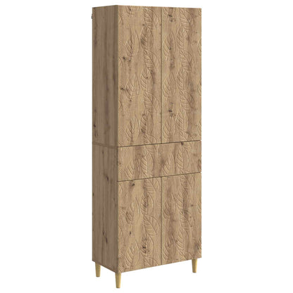 Schrankset 2 stk. Artisan-Eiche Holzwerkstoff