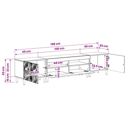 3-teiliges LED TV Regal DELFT Sonoma-Eiche Holzwerkstoff