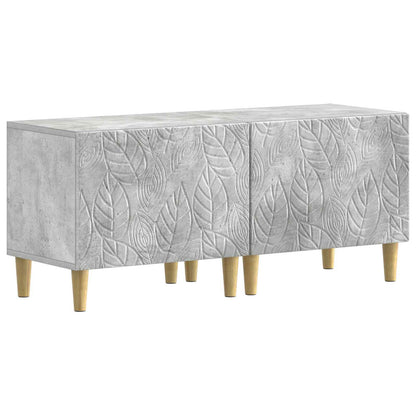 3-teiliges LED TV Regal DELFT Betongrau Holzwerkstoff
