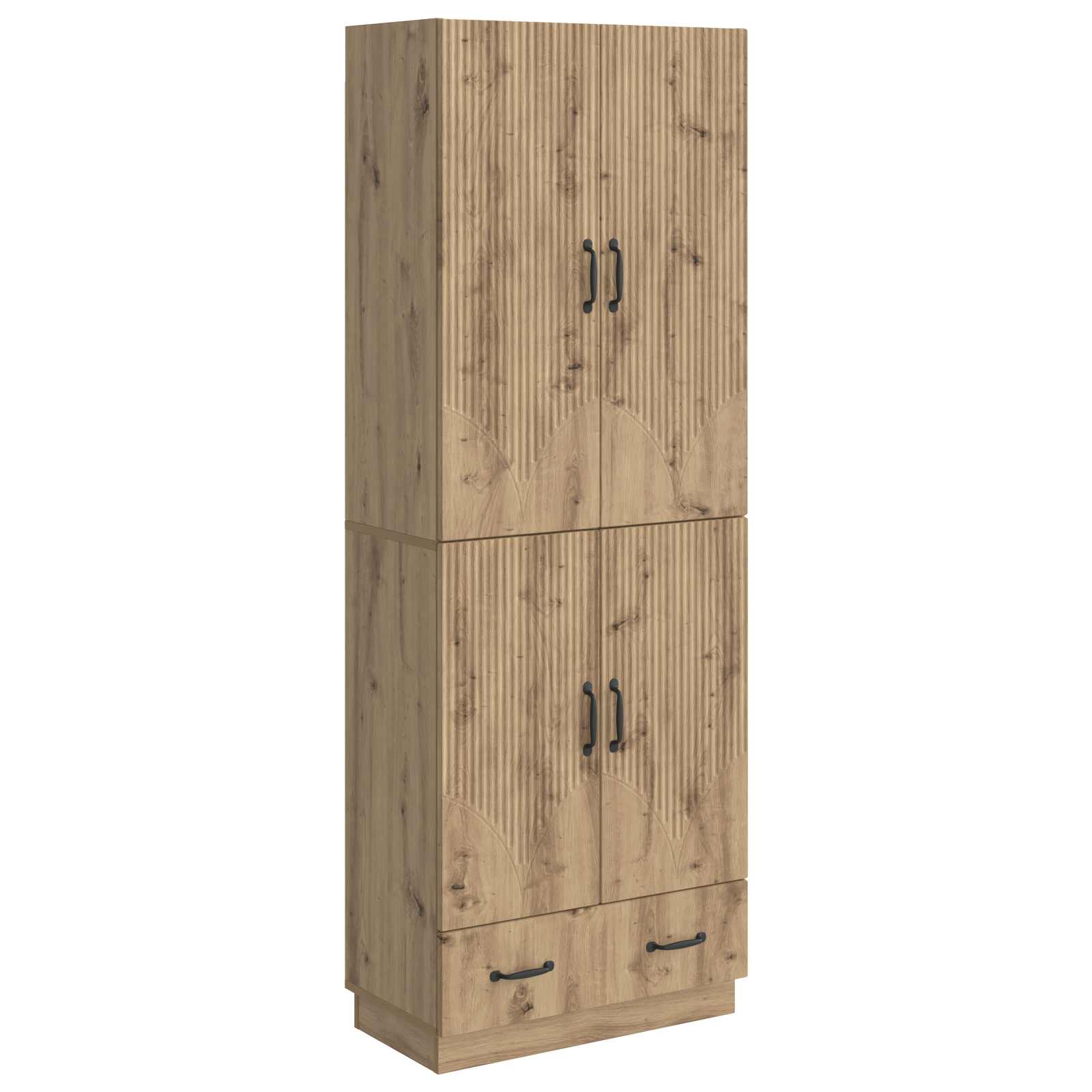 Schrankset 2 Stk. Artisan-Eiche Holzwerkstoff