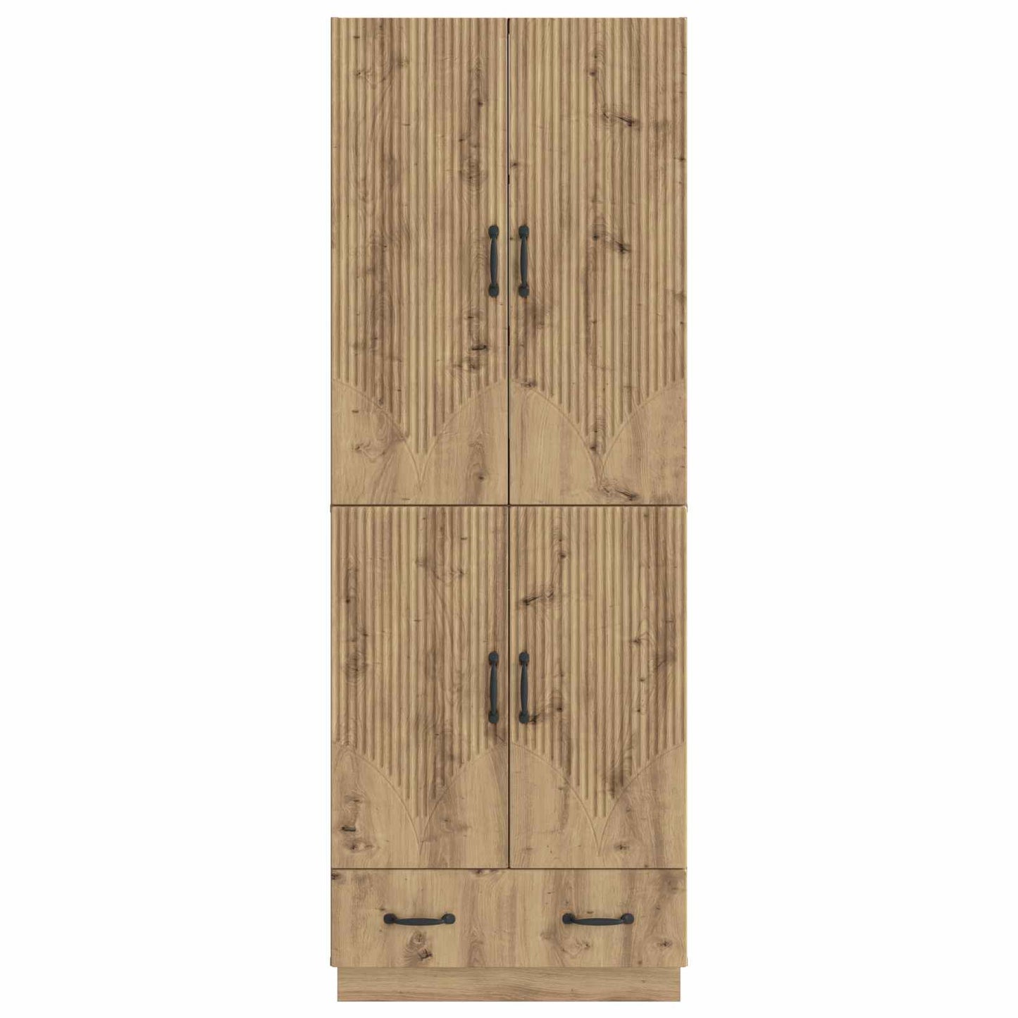 Schrankset 2 Stk. Artisan-Eiche Holzwerkstoff