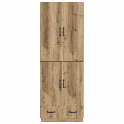 Schrankset 2 stk. Artisan-Eiche Holzwerkstoff