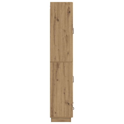 Schrankset 2 stk. Artisan-Eiche Holzwerkstoff