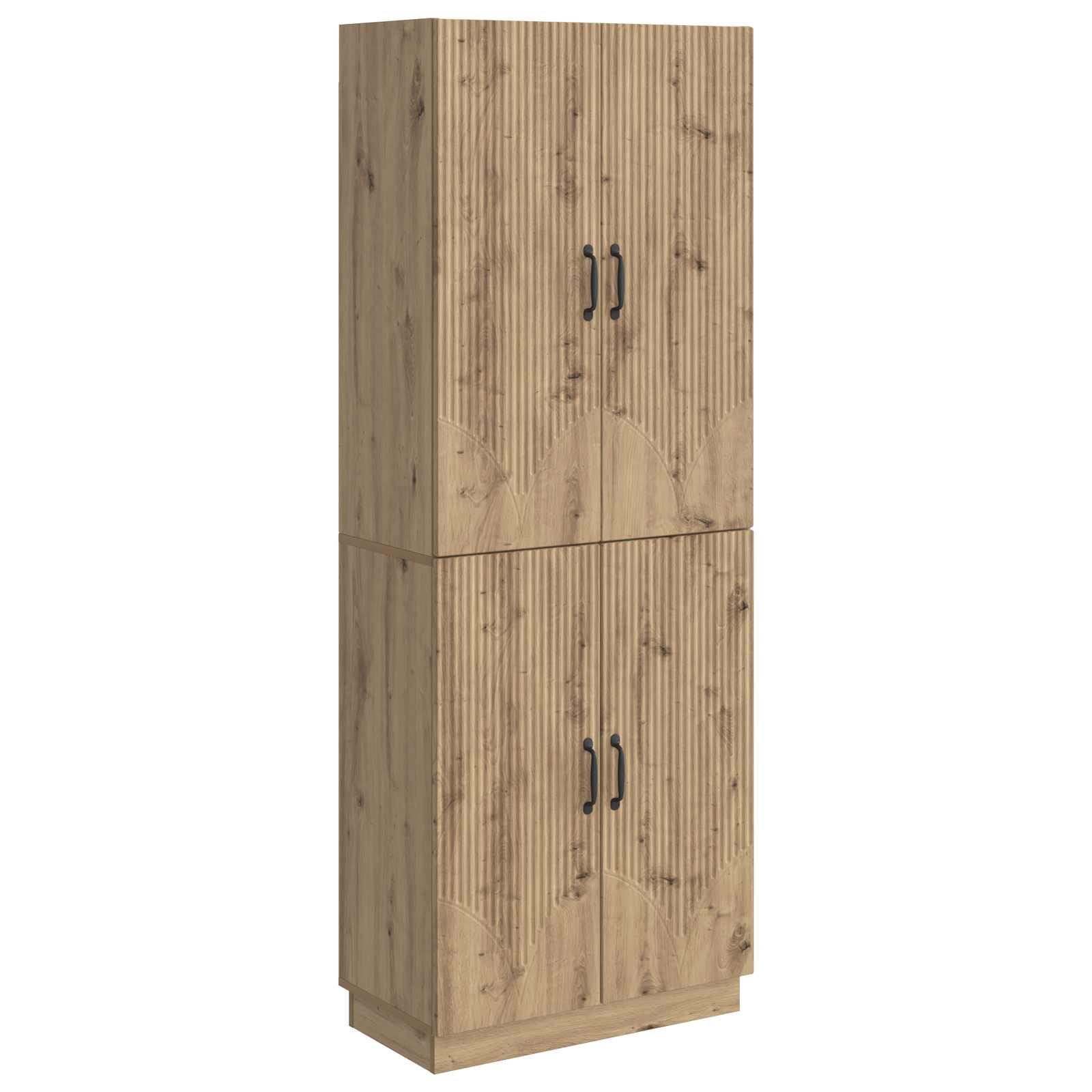 Schrankset 2 stk. Artisan-Eiche Holzwerkstoff