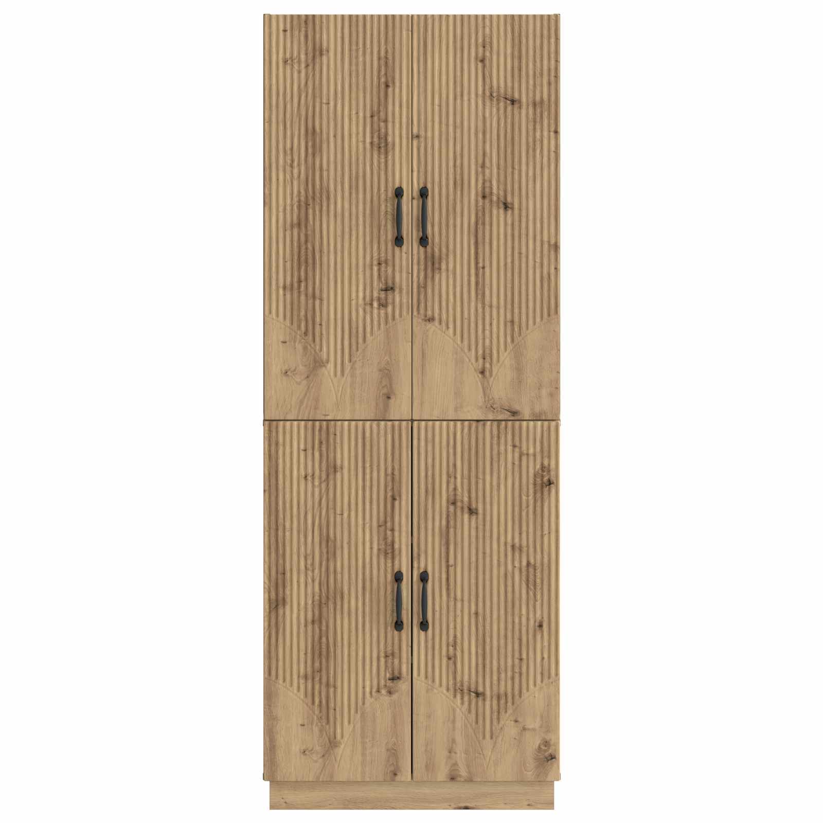 Schrankset 2 stk. Artisan-Eiche Holzwerkstoff