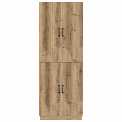 Schrankset 2 stk. Artisan-Eiche Holzwerkstoff