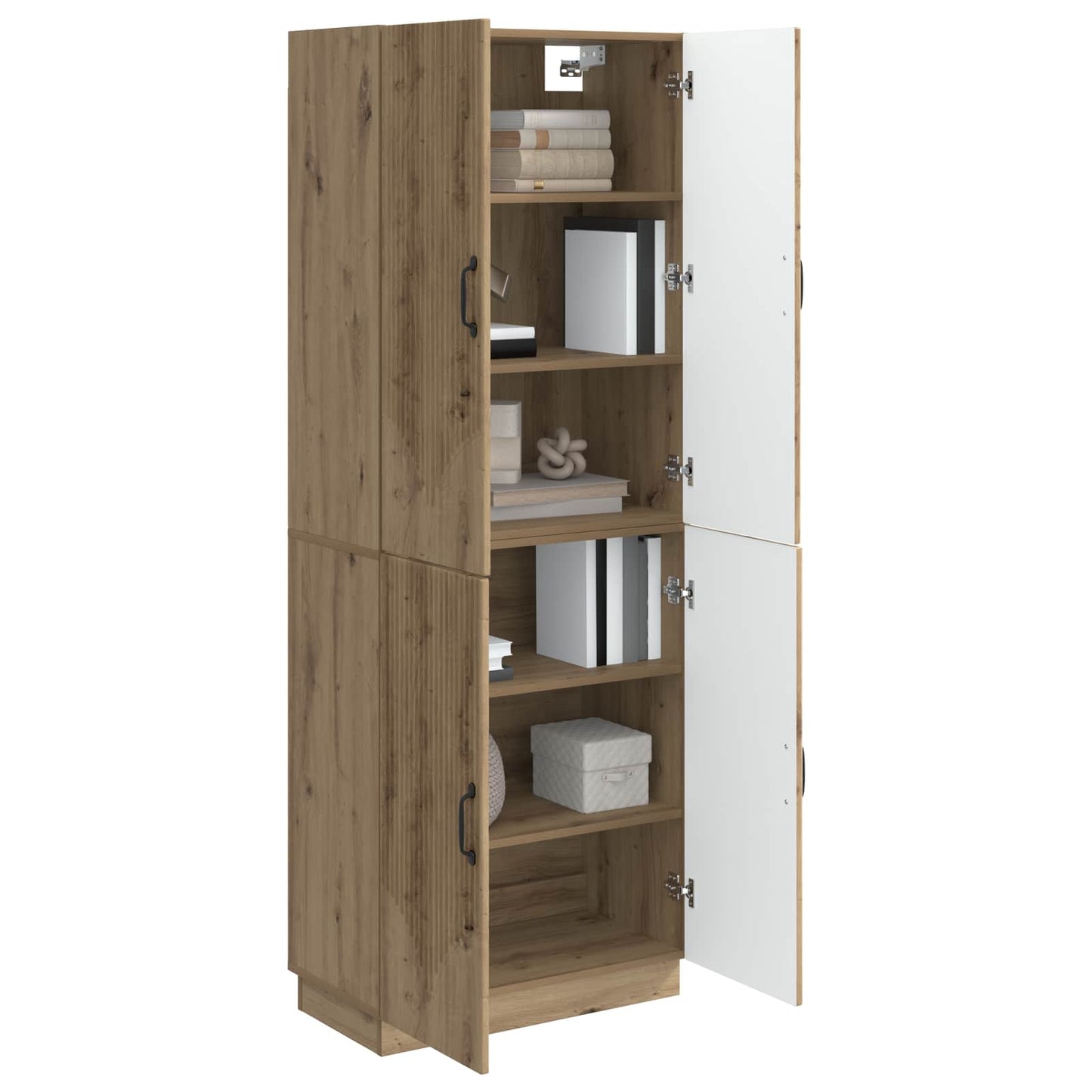 Schrankset 2 stk. Artisan-Eiche Holzwerkstoff
