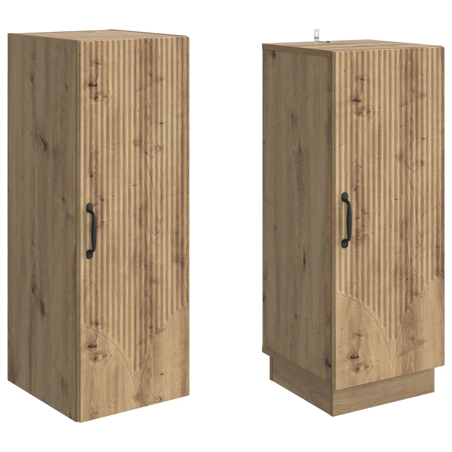 Schrankset 2 Stk. Artisan-Eiche Holzwerkstoff