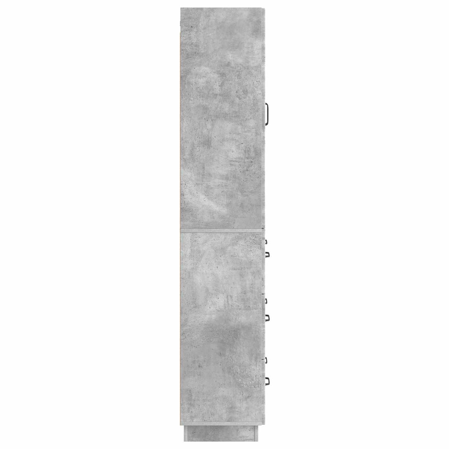 Schrankset 2 pcs Betongrau 66 x 34,5 x 87 cm Holzwerkstoff