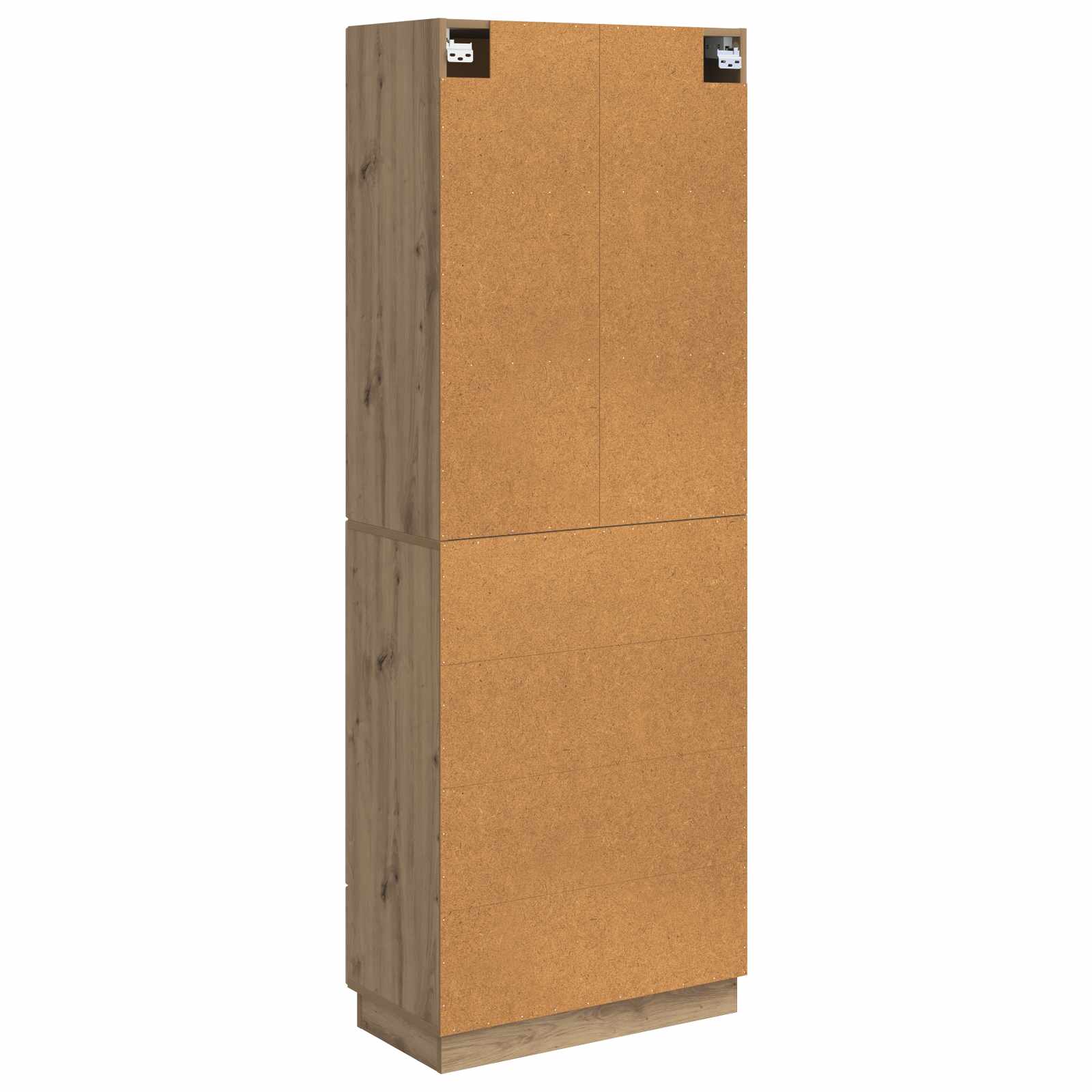 Schrankset 2 stk. 66 x 34,5 x 87 cm Holzwerkstoff Artisan-Eiche