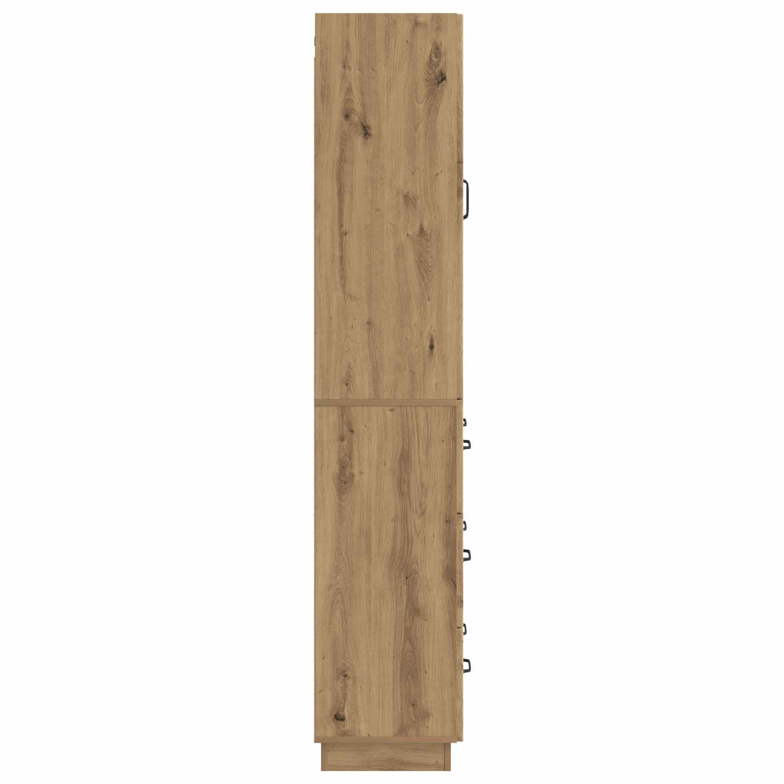 Schrankset 2 stk. 66 x 34,5 x 87 cm Holzwerkstoff Artisan-Eiche
