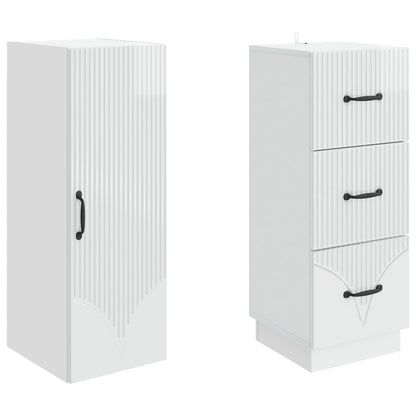 Schrankset 2 stk. 33 x 34,5 x 87 cm Holzwerkstoff