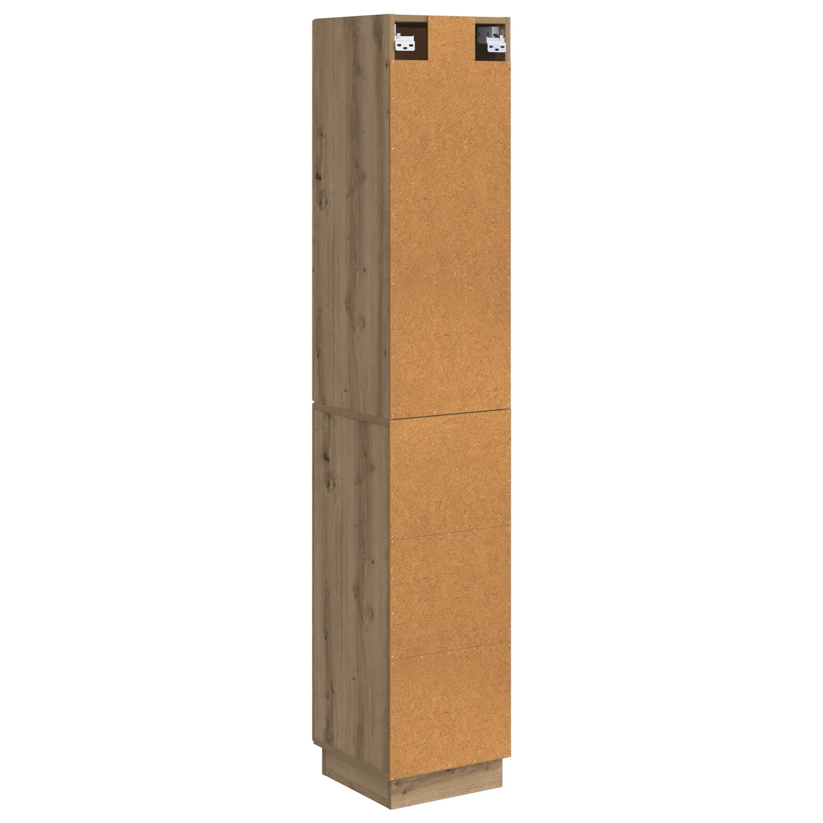 Schrankset 2 stk. 33 x 34,5 x 87 cm Holzwerkstoff Artisan-Eiche