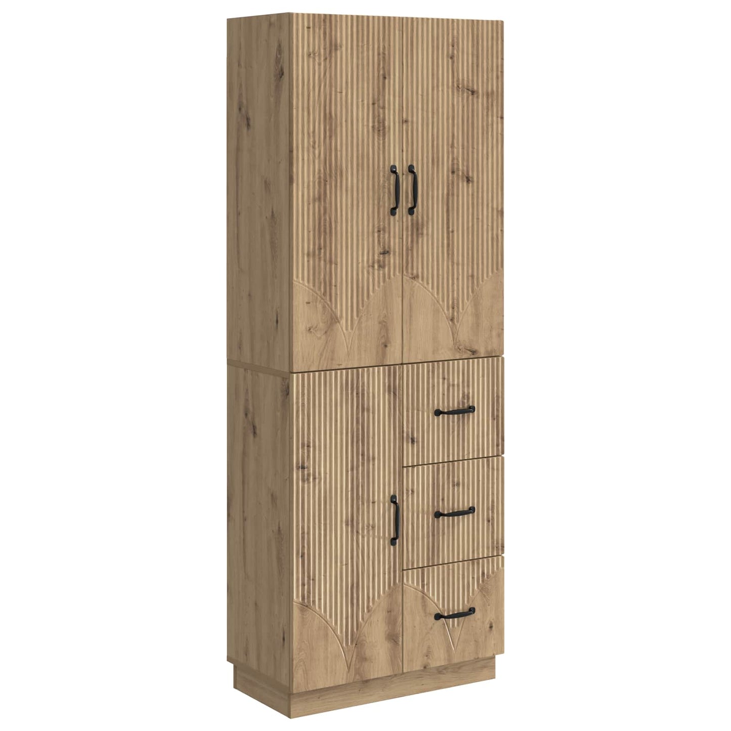 Schrankset 2 Stk. Artisan-Eiche Holzwerkstoff