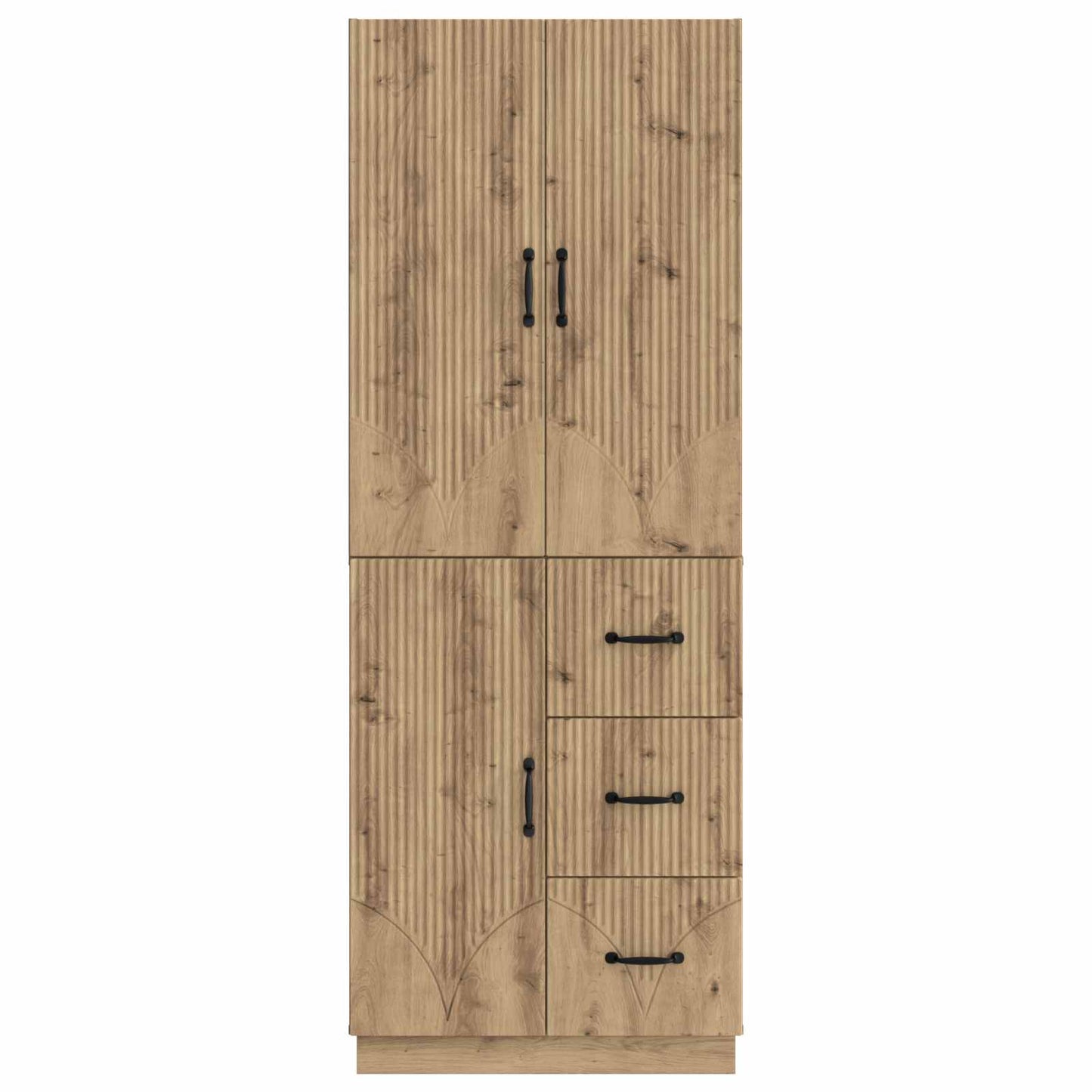 Schrankset 2 Stk. Artisan-Eiche Holzwerkstoff