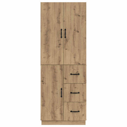 Schrankset 2 stk. Artisan-Eiche Holzwerkstoff