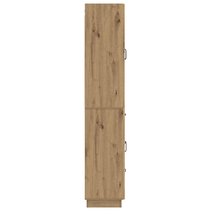 Schrankset 2 stk. Artisan-Eiche Holzwerkstoff