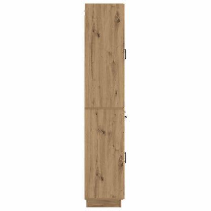 Schrankset 2 stk. Artisan-Eiche Holzwerkstoff