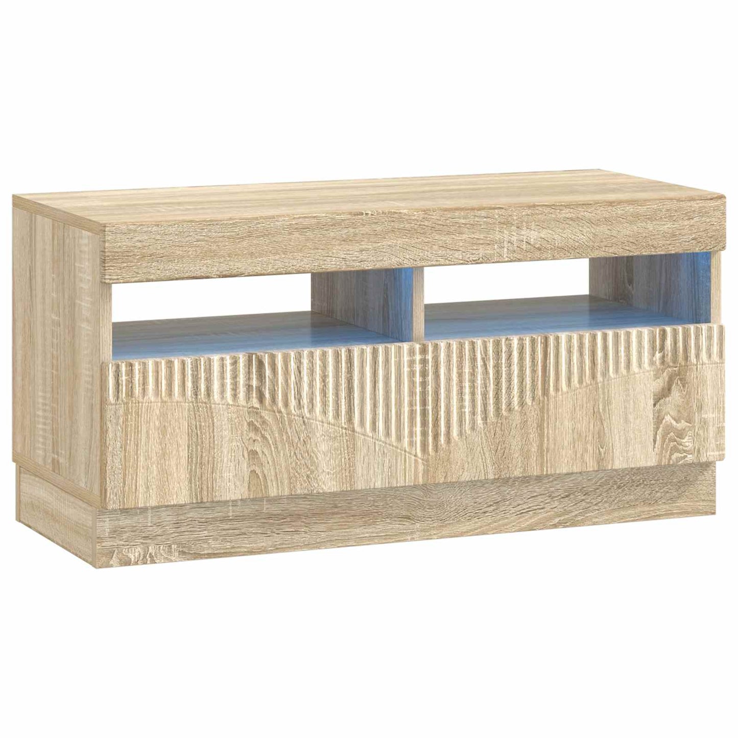 5-teiliges LED TV Schrank Sonoma-Eiche Holzwerkstoff