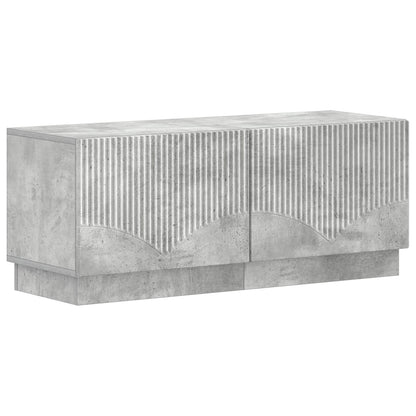 LED-TV-Schrank HOORN 3 stk. Betongrau Holzwerkstoff