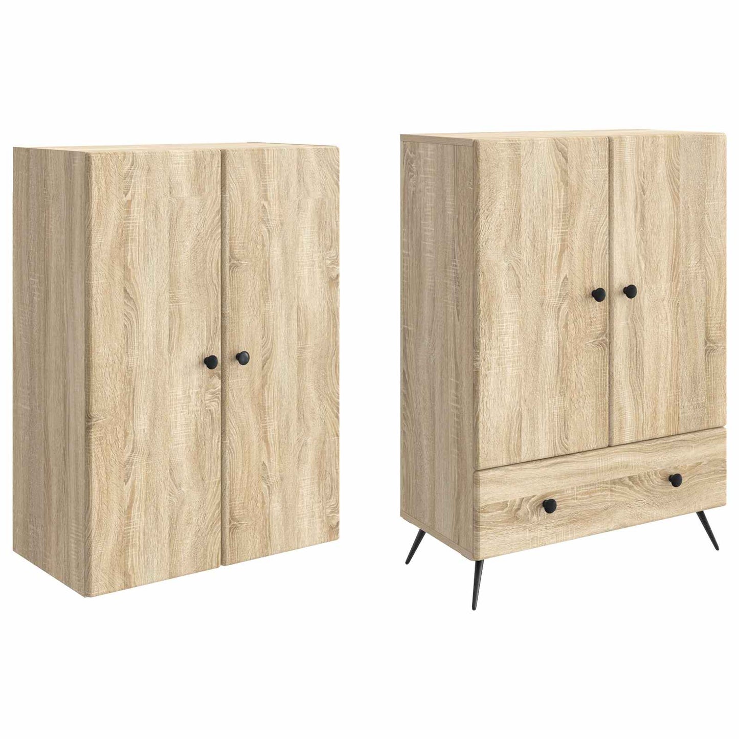 Schrankset 2 pcs Sonoma-Eiche Holzwerkstoff