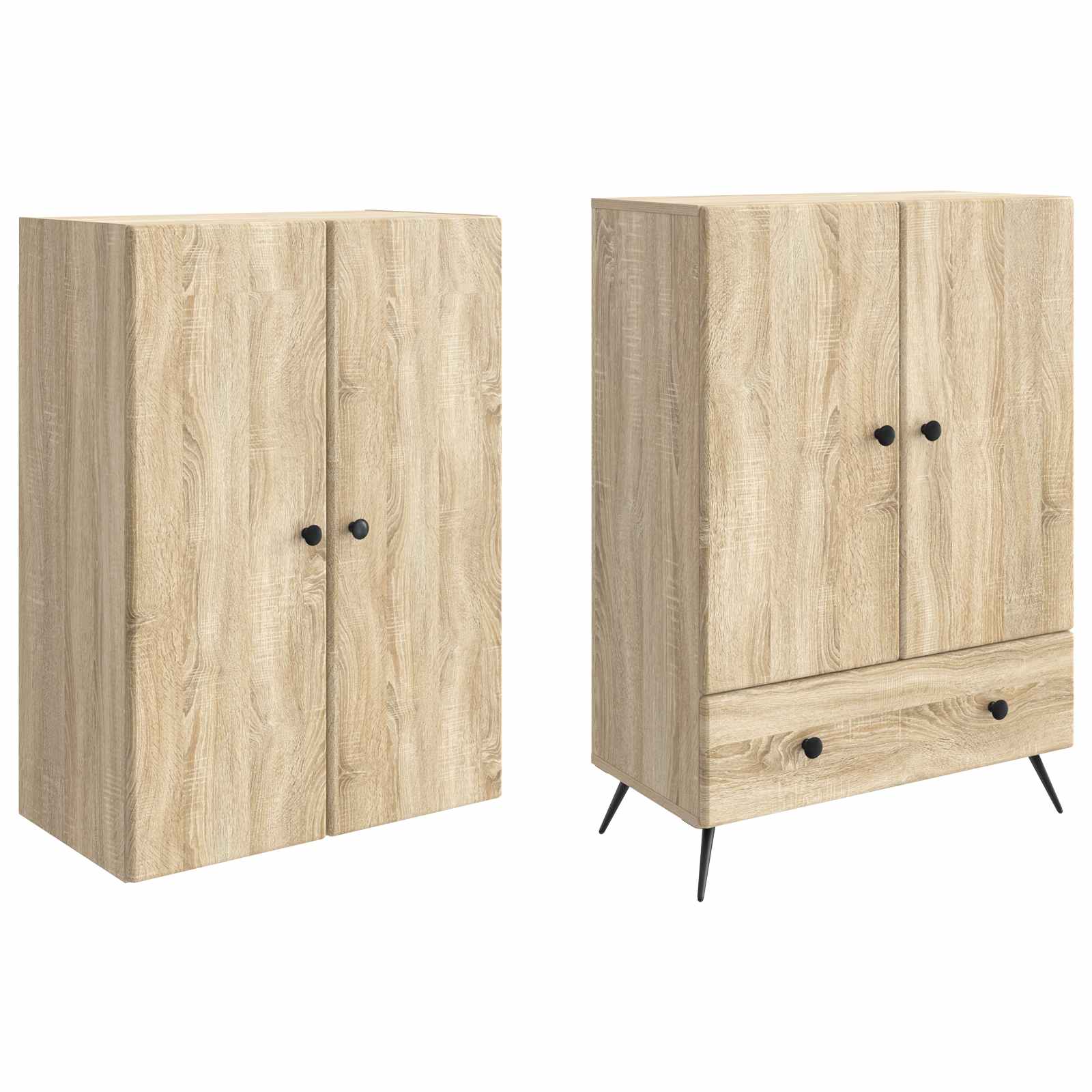 Schrankset 2 pcs Sonoma-Eiche Holzwerkstoff